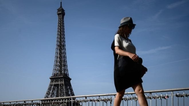 Paris diperkirakan akan mencapai 41C.