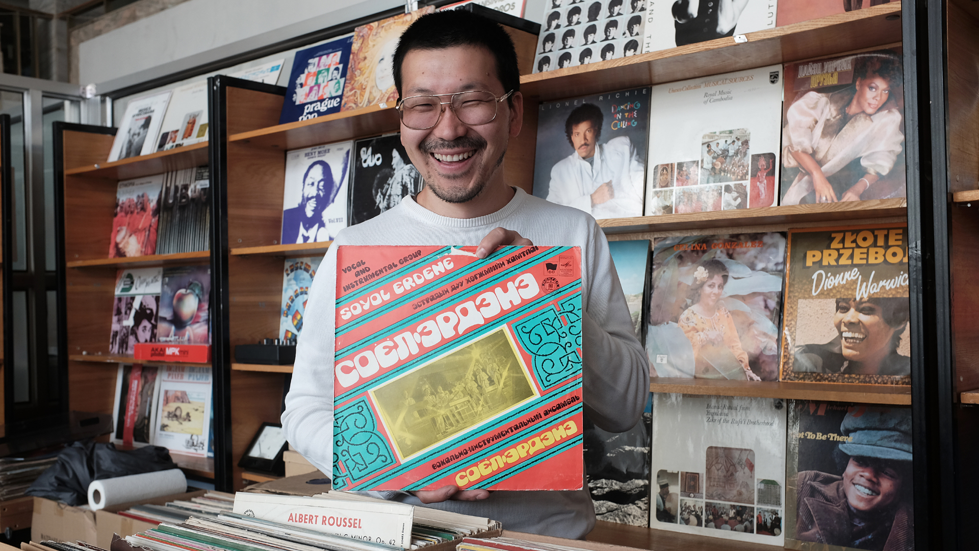 Batbold "Boldoo" Bavuu - record shop owner in Ulan Bator