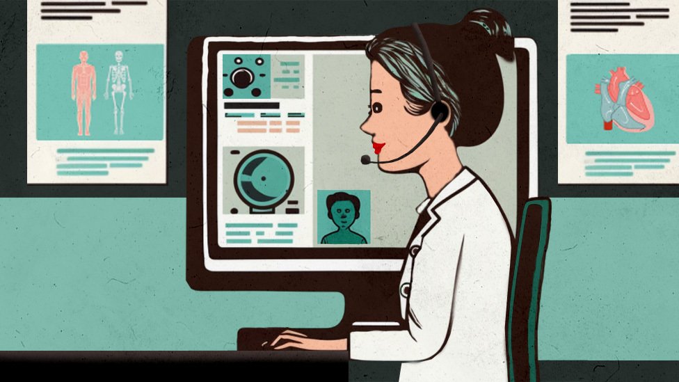 Ilustracija telemedicine