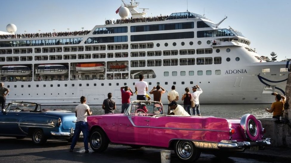 First Us Cruise Ship In Decades Arrives In Cuba Bbc News