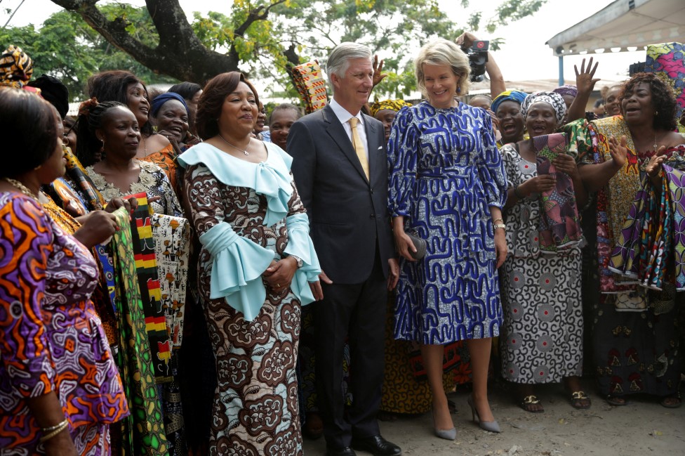 King Philippe with wife Mathilde in Democratic Republic of Congo