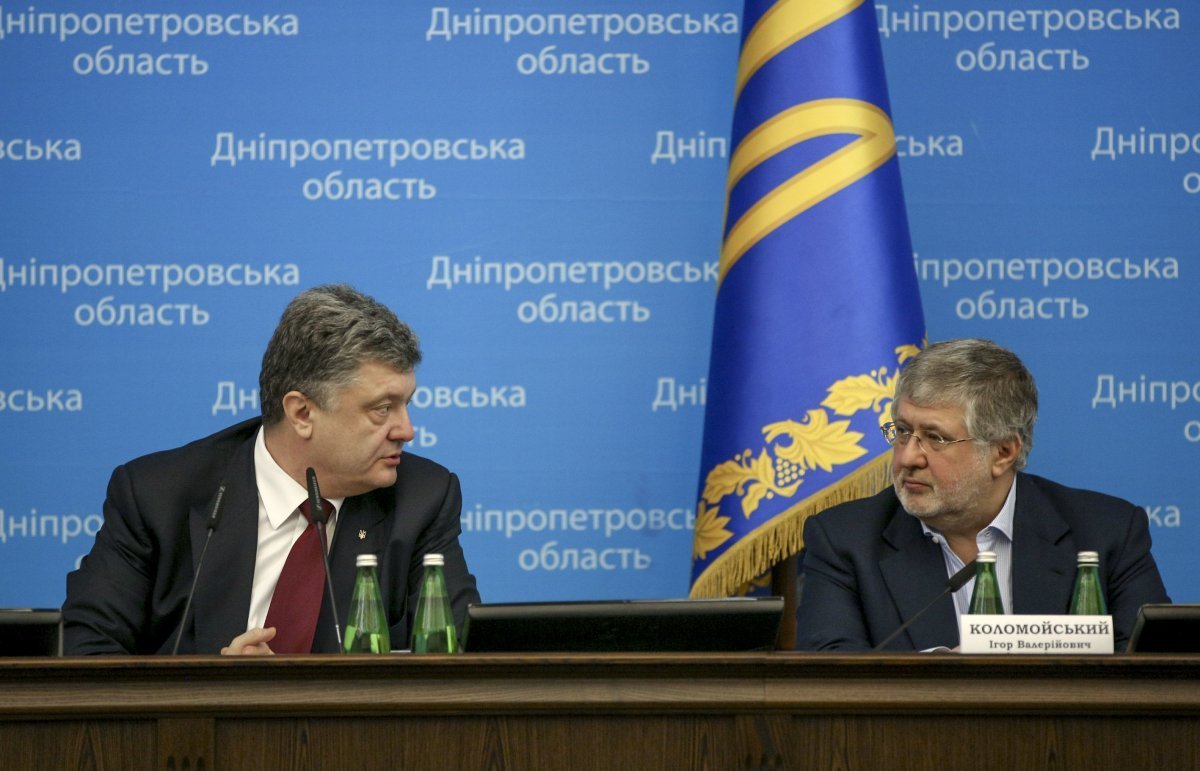Петро Порошенко і Ігор Коломойський
