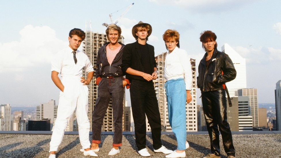 Originalna postavka grupe Duran Duran sa Endijem Tejlorom (desno)