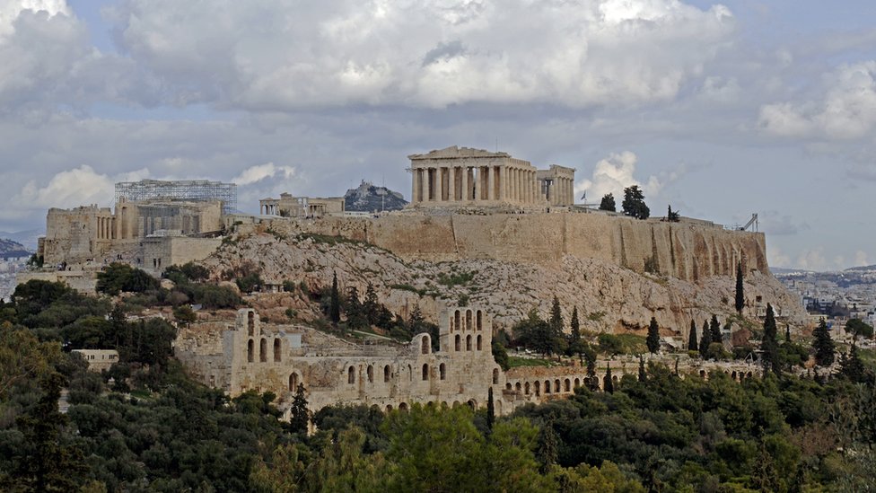 Atina'da Partenon tapınağı