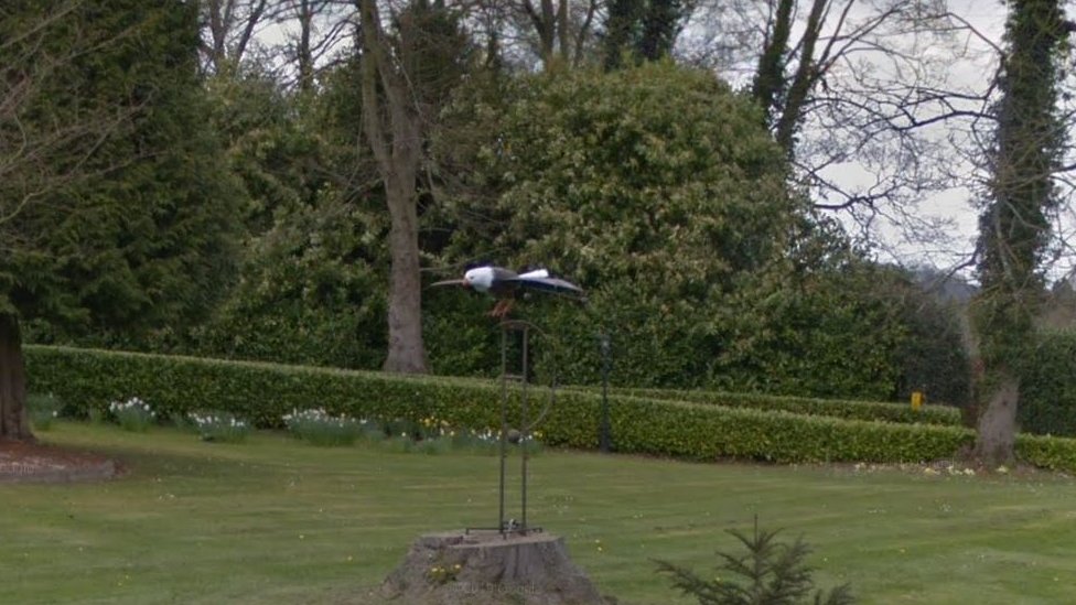 Eagle Sculpture Stolen From Chesham Care Home Bbc News