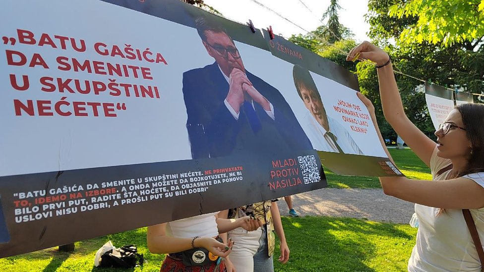 protest, Beograd, Srbija protiv nasilja