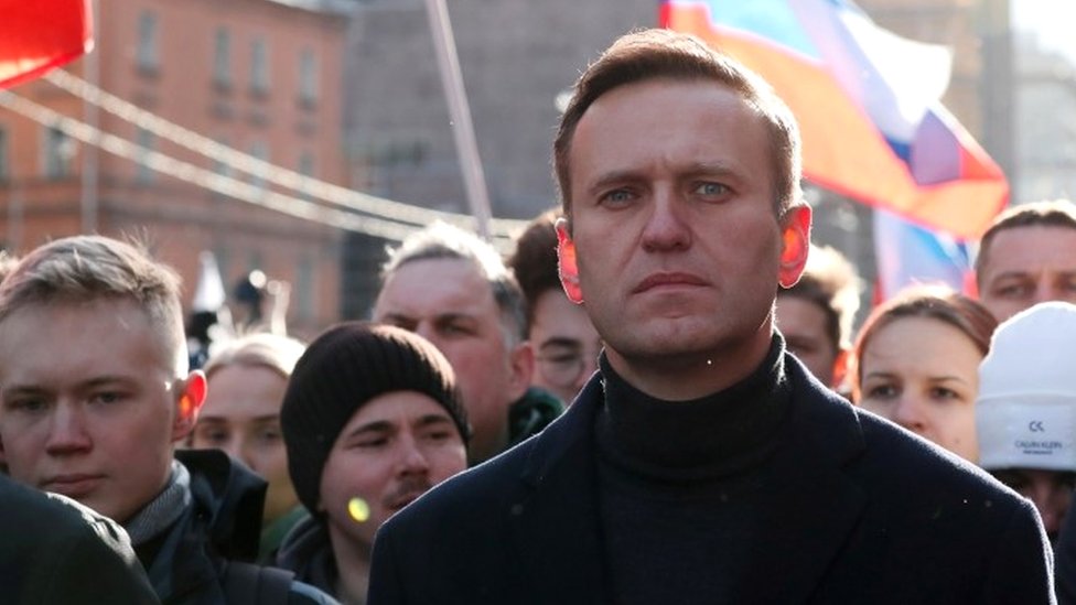 Alexei Navalny in Moscow, Feb 2020