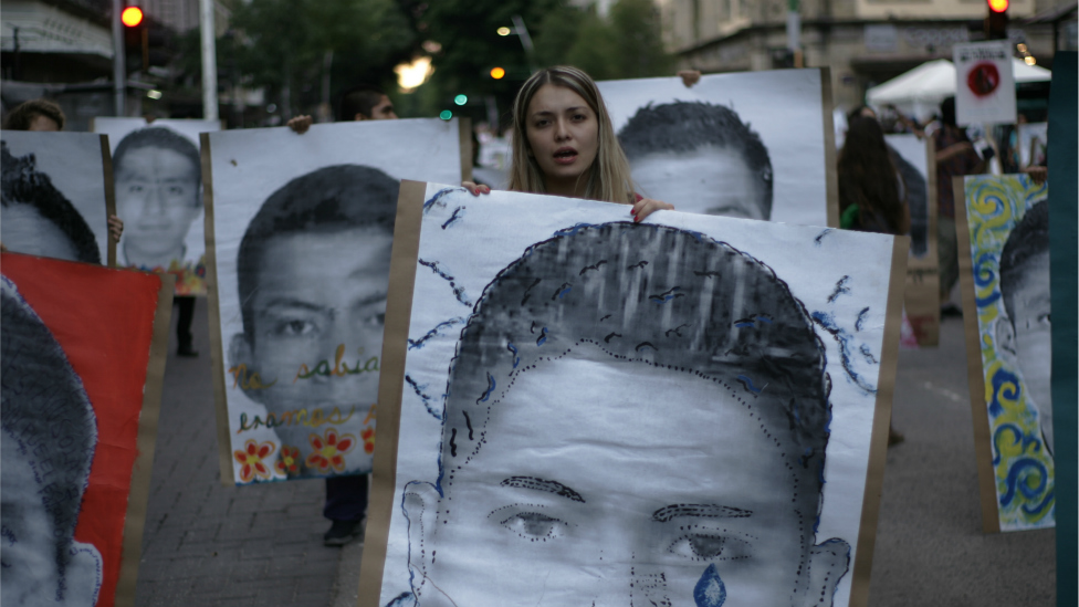 Protesta estudiantes Ayotzinapa