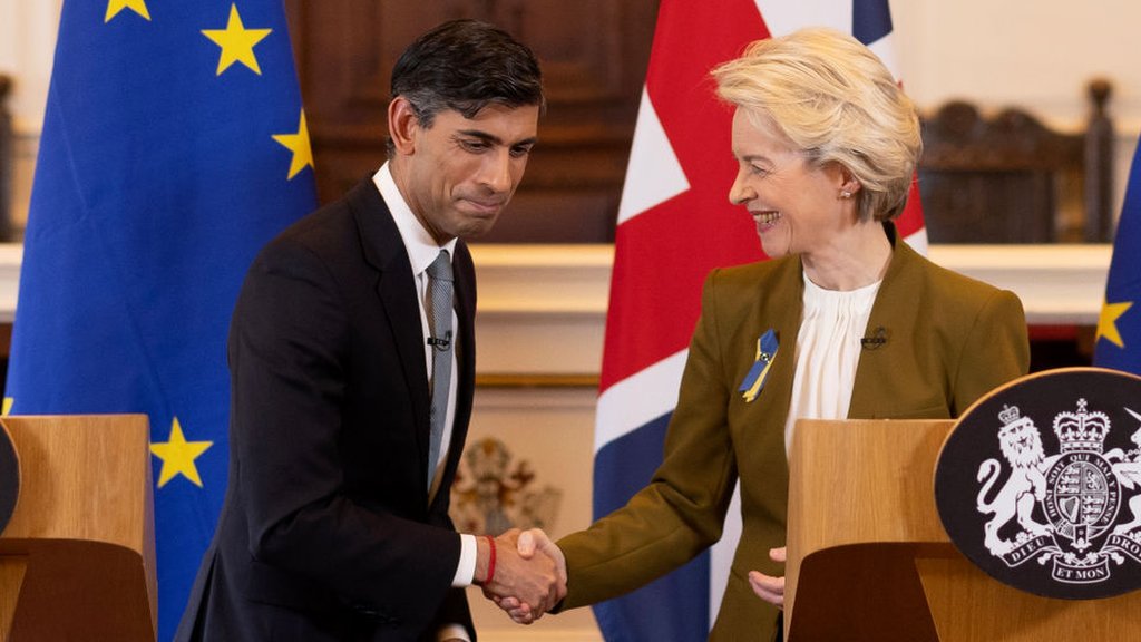 Rishi Sunak hails new NI Brexit deal but DUP concerns remain