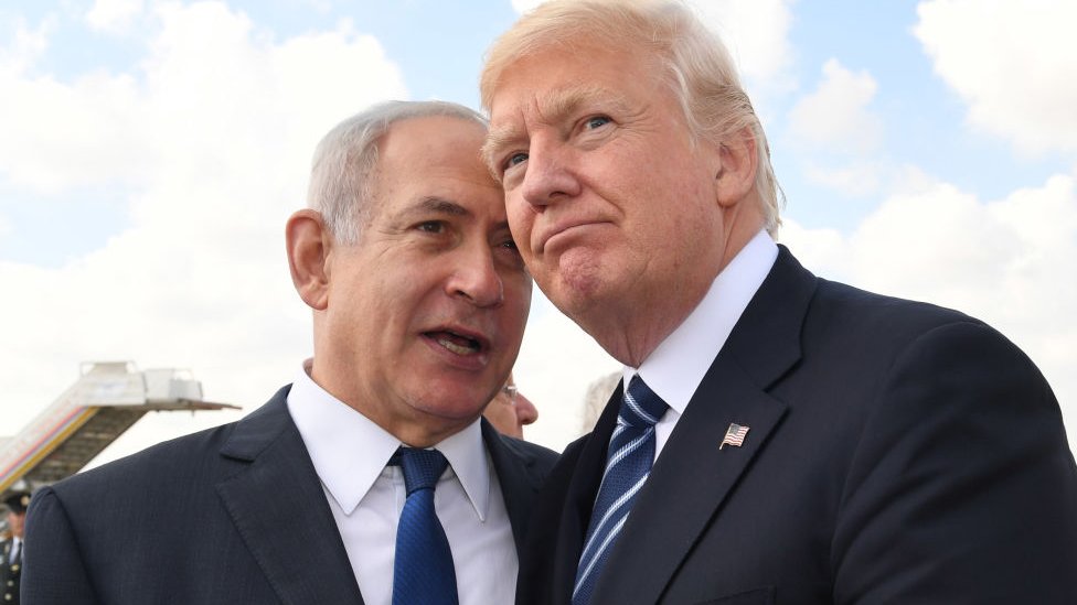 Benjamin Netanyahu dan Donald Trump