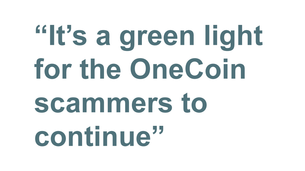 Quotebox: Это зеленый свет для мошенников OneCoin, чтобы продолжить