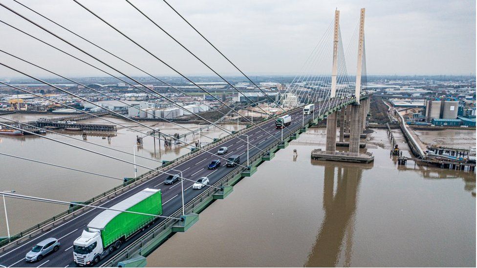 Dartford Crossing QE2 bridge reopened after Storm Jocelyn