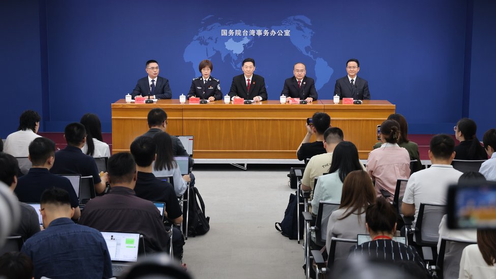 2024年6月21日，中國國台辦聯同多個部門召開記者會公布"台獨22條"，最高刑罰是死刑。