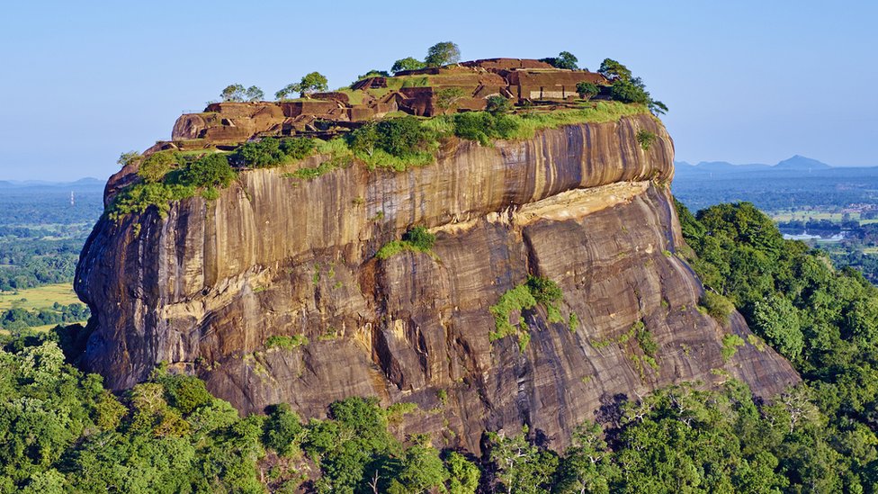 Vista panorámica de Sigiriya.