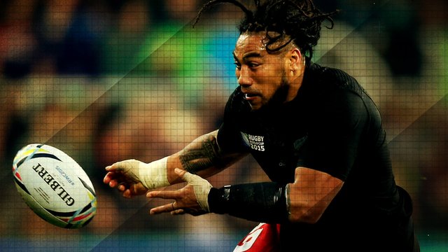 New Zealand's Ma'a Nonu in action at the 2015 Rugby World Cup