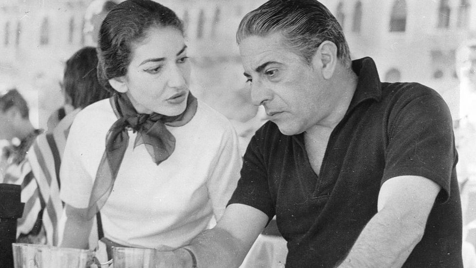 Onassis ve ünlü opera sanatçısı Maria Callas