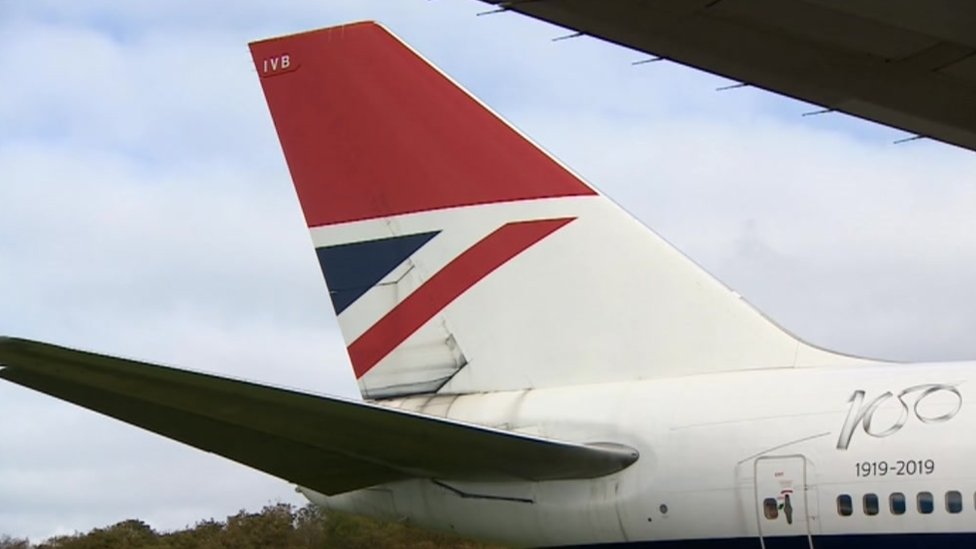 Самолет British Airways 747