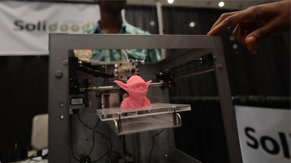 Объект, напечатанный на 3D-принтере