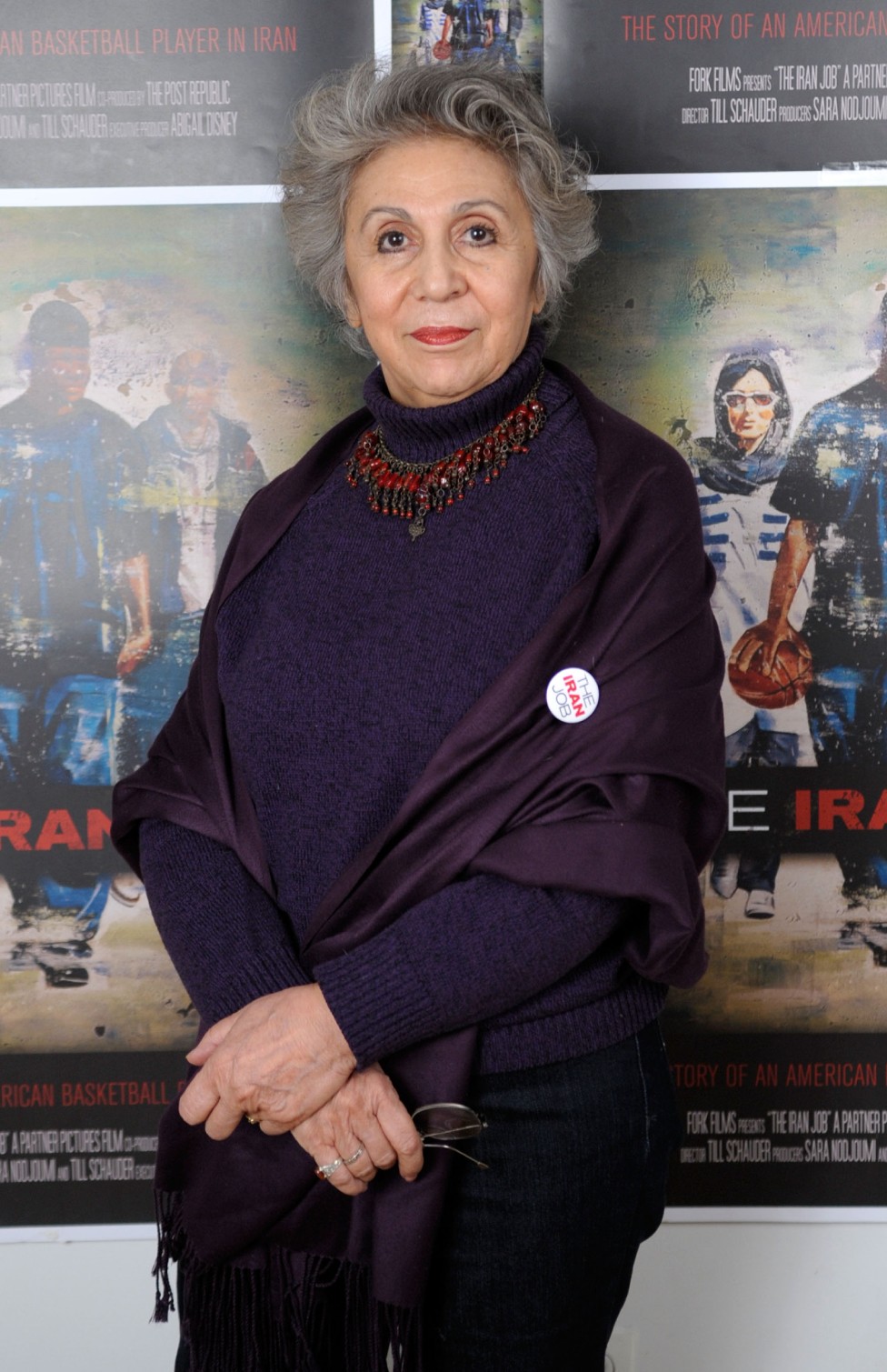 La reconocida artista Nahid Hagigat en Nueva York en 2012.