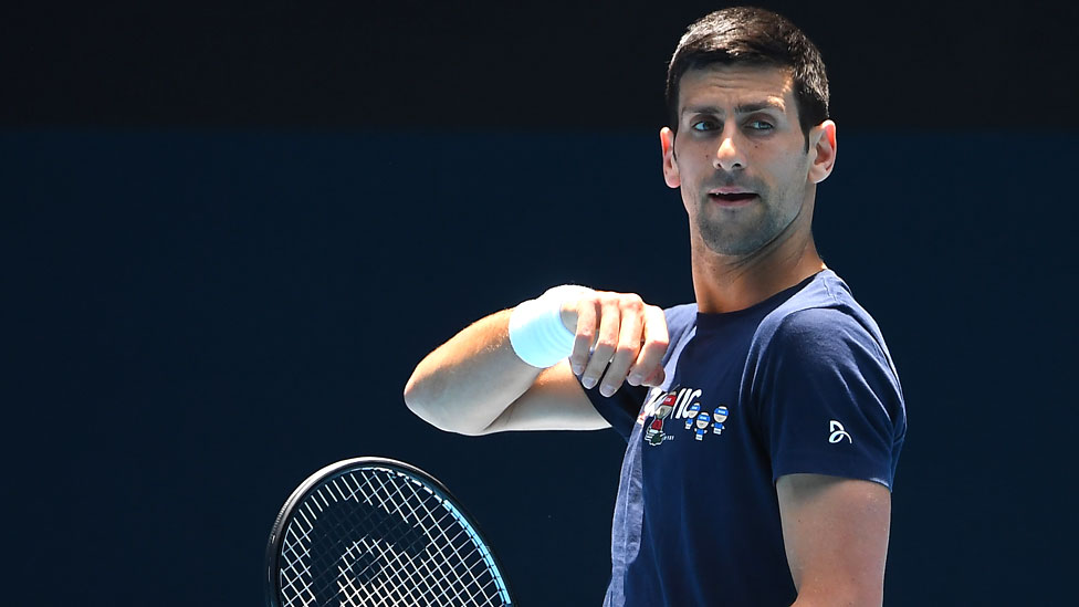 Novak Djokovic: The visa drama in 90 seconds