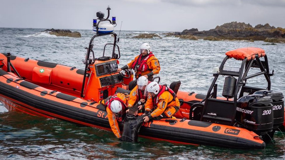 St Abbs lifeboat crew awarded new status - BBC News