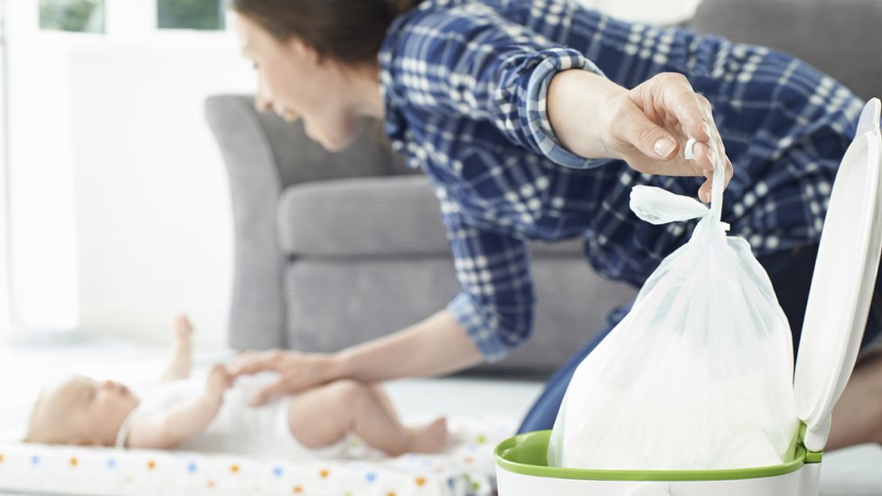 reusable nappy bucket