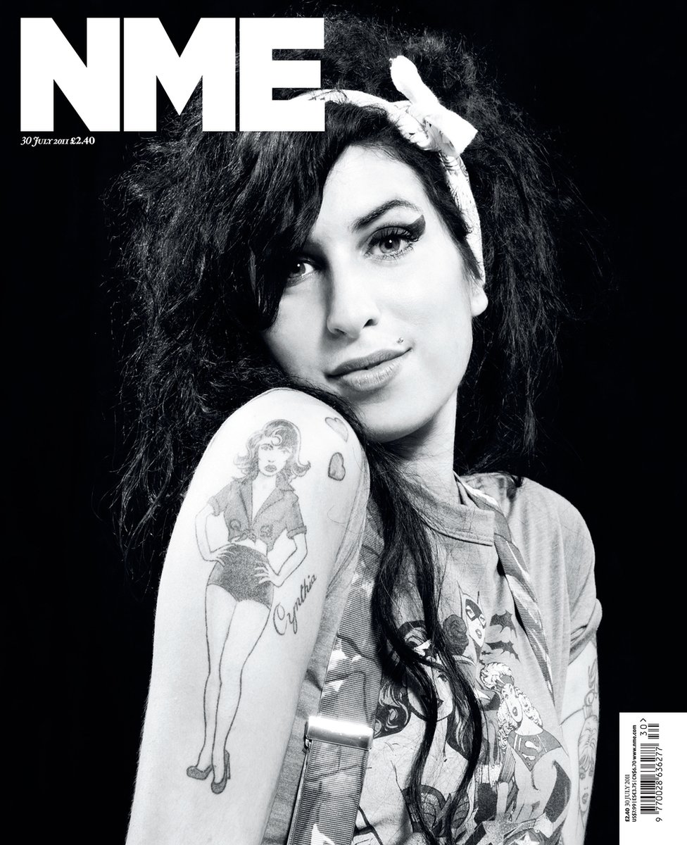 Обложка NME Эми Уайнхаус