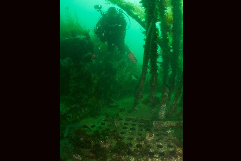 Погружение под затонувший пароход «Каткартпарк»