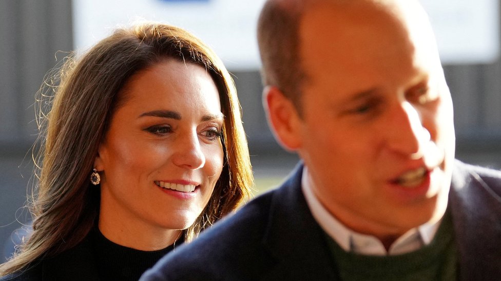 William and Kate during a 2023 visit to the Open Door Charity