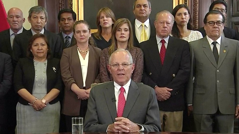 Pedro Pablo Kuczynski y sus ministros