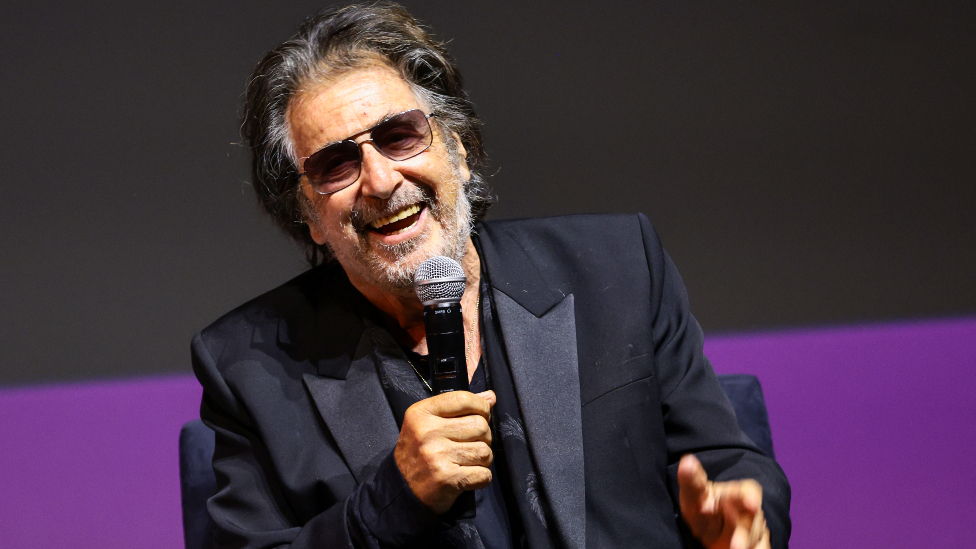 Al Pacino speaks on stage at the "Heat" Premiere during 2022 Tribeca Festival at United Palace Theater on June 17, 2022 in New York City