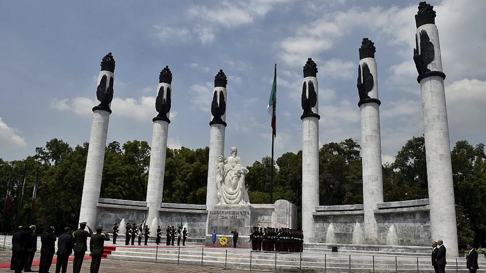 Monumento a los Niños Héroes en Ciudad de México.