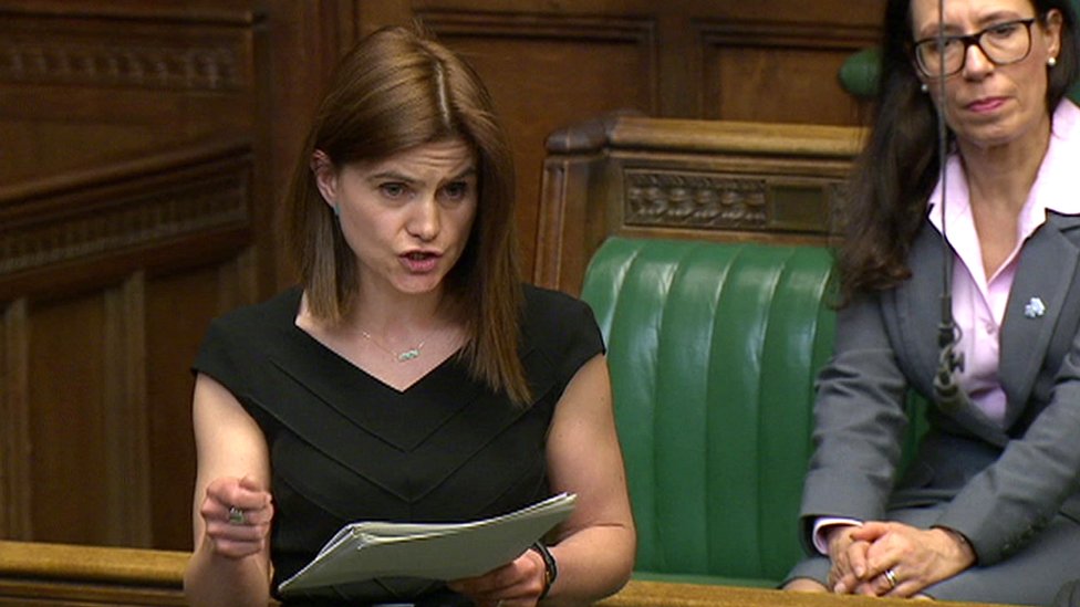 Jo Cox MP in the House of Commons