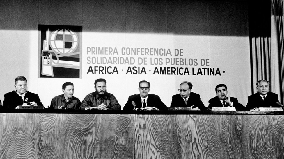 Reunión de la Tricontinental en enero de 1966