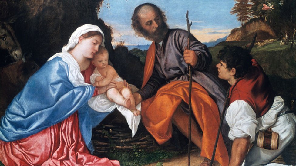La Sagrada Familia, de Tiziano, en la Galería Nacional de Londres