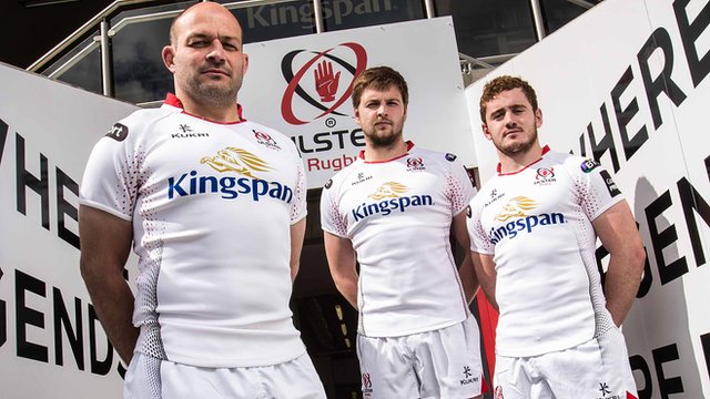 Ulster trio Rory Best, Iain Henderson and Paddy Jackson