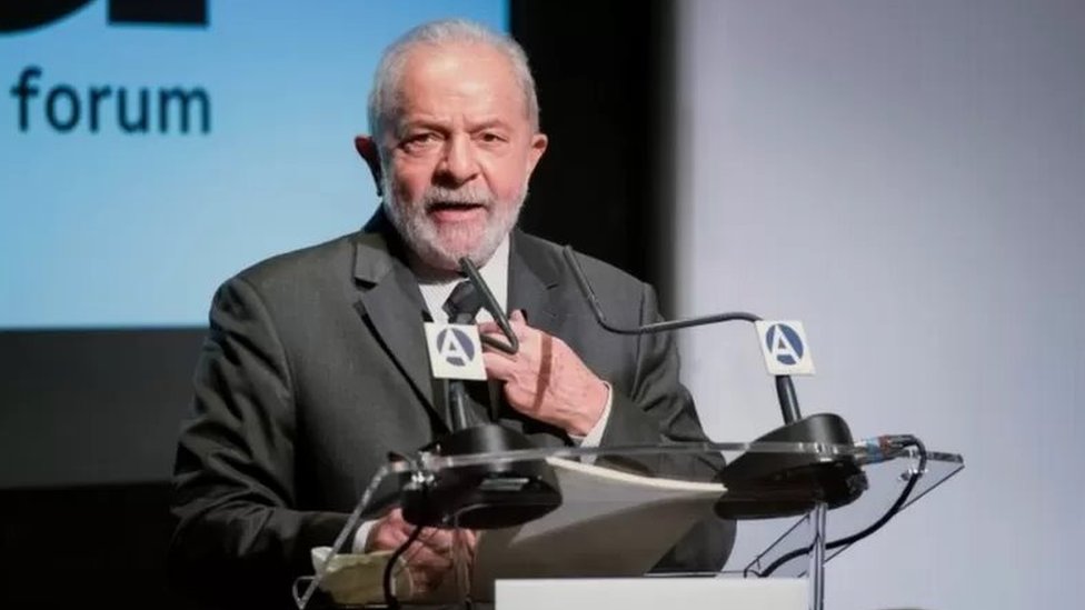 O ex-presidente Luiz Inácio Lula da Silvia