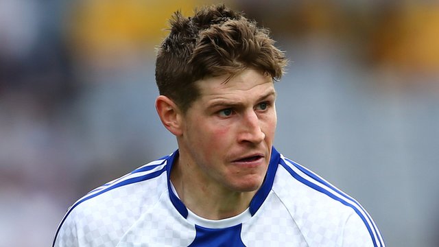 Darren Hughes helped Monaghan edge out Down 0-13 to 0-11 at Clones