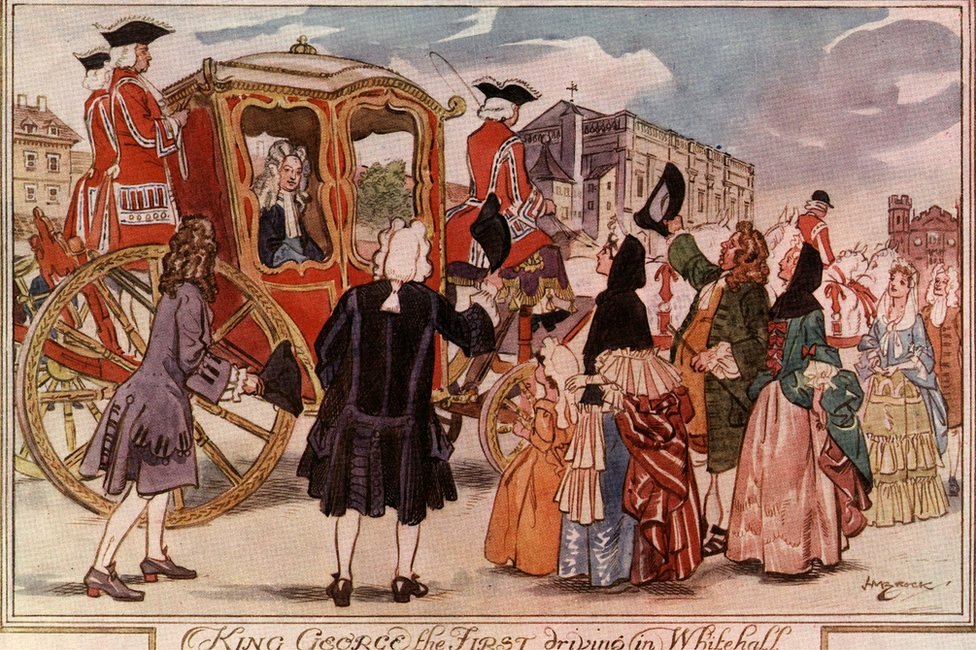 El rey Jorge I le dio crédito a la empresa. Jorge I