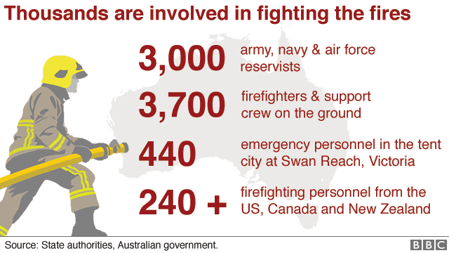 Инфографика, показывающая количество людей, участвовавших в тушении пожара