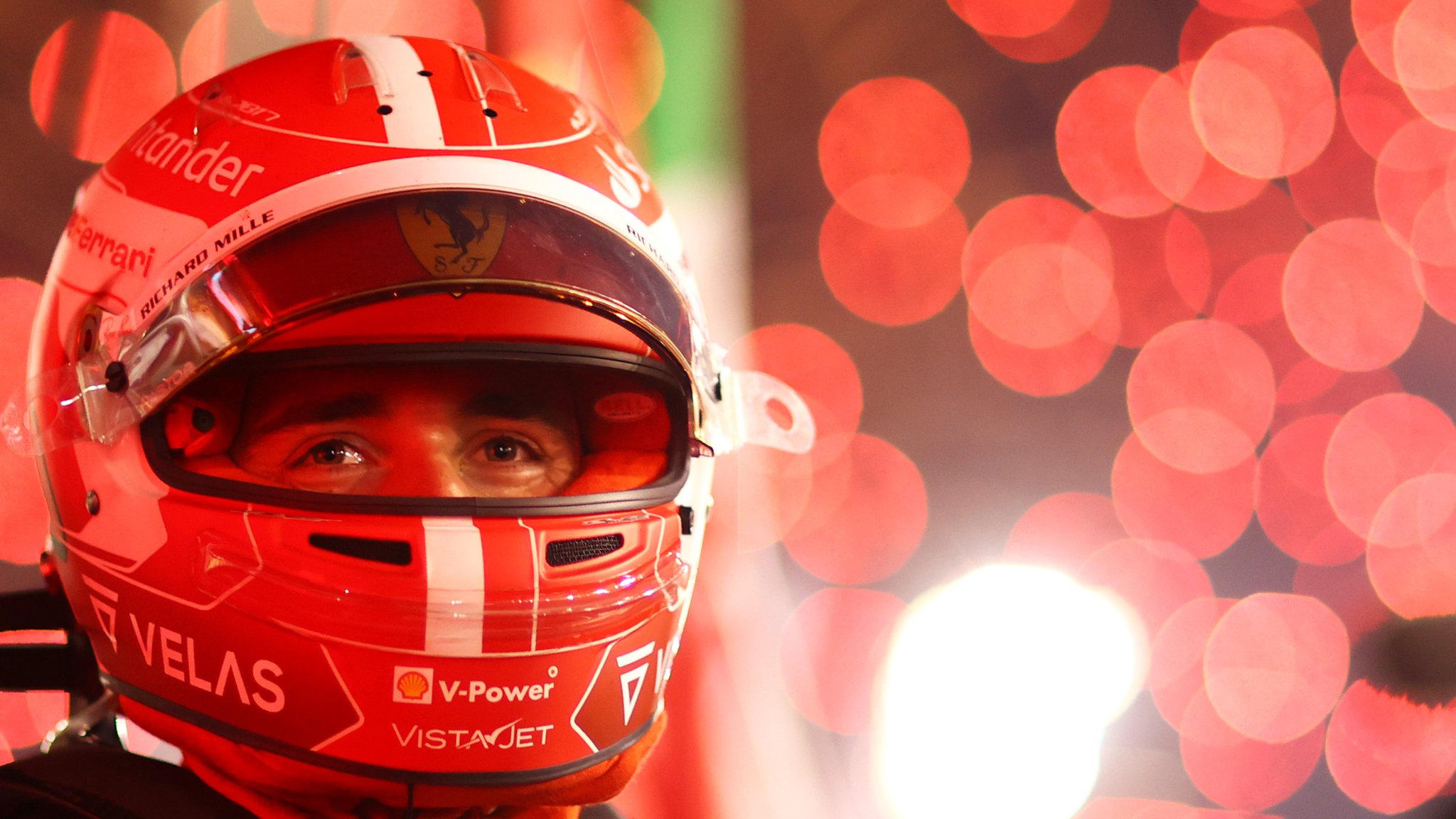 Bahrain Grand Prix: Charles Leclerc wins as both Red Bulls retire