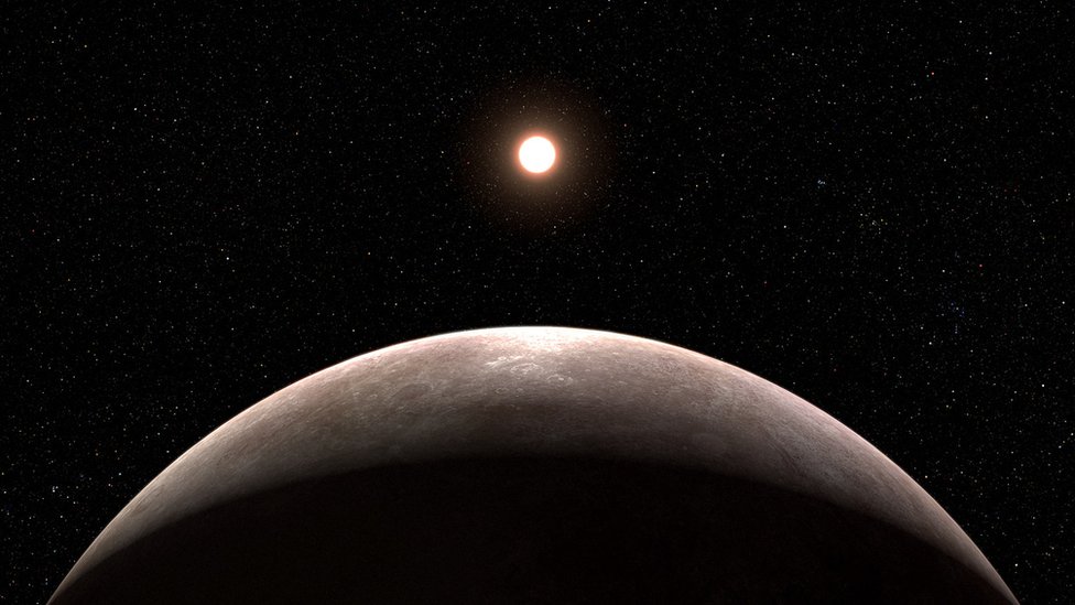 Ilustración del exoplaneta LHS 475 b.