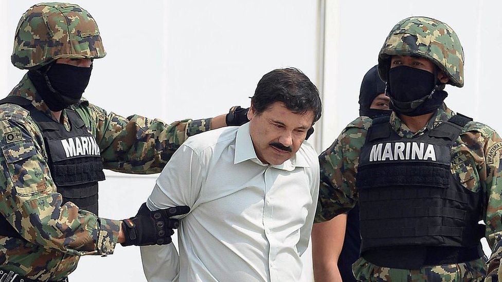 Joaquín Guzmán Loera, "El Chapo", fue capturado en México y enjuiciado en Estados Unidos.