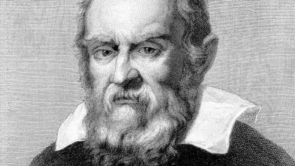 Galileo Galilei (1564-1642) Italian scientist, astronomer and writer, engraving