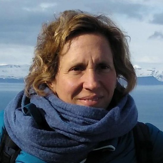 Carolina Gabarro en el Ártico en la Misión Mosaic