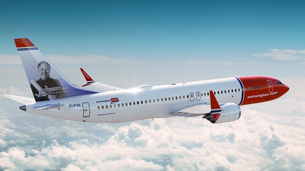 Самолет Norwegian Air