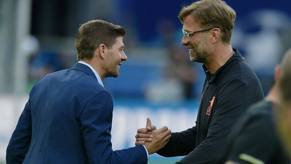 Liverpool fans devoted to Jurgen Klopp, says Rangers boss Steven Gerrard