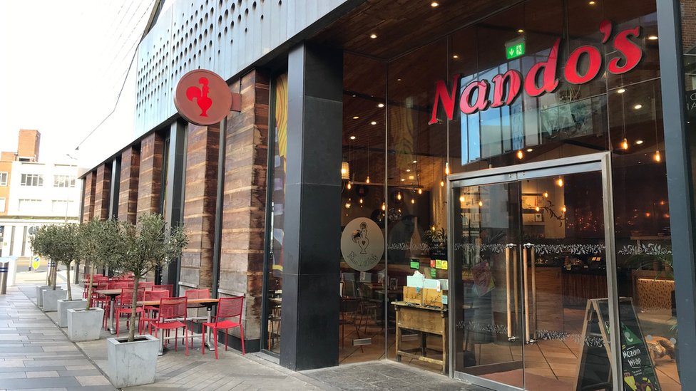 Nando's рядом с торговым центром Highcross, Лестер