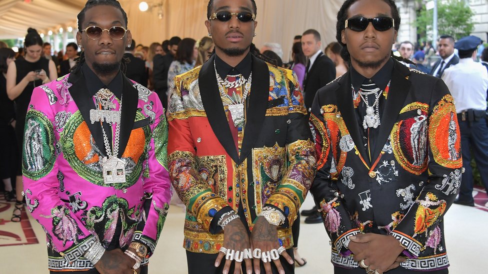 Američki hip-hop trio Migos nosio je egzotične skominge