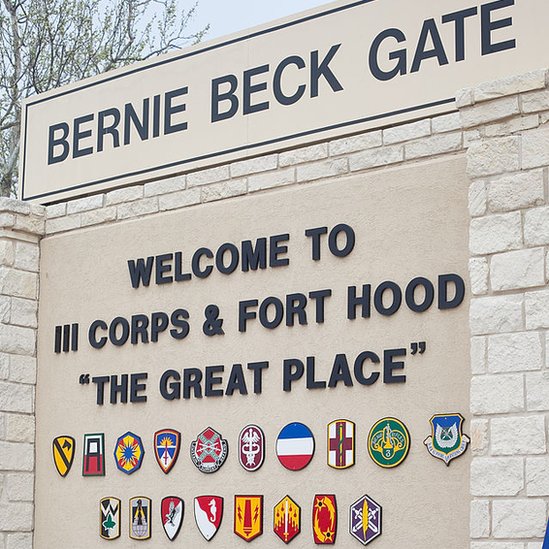 entrada de Fort Hodd en texas